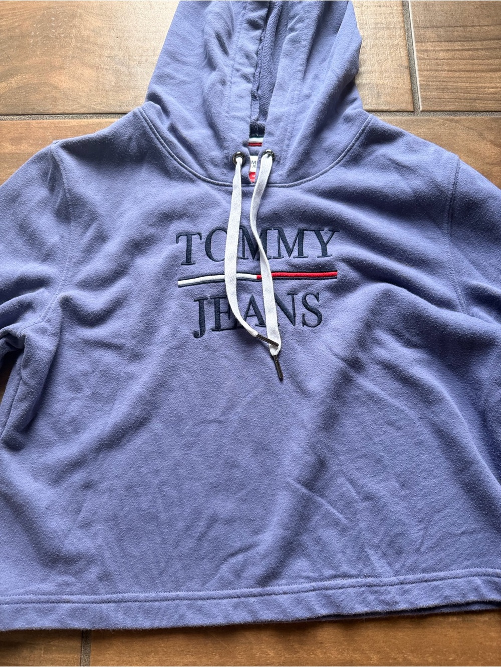 Tommy Hilfiger women Lavender Crewneck Hoodie with Logo